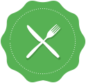 Commercial green icon